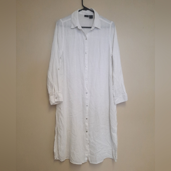 Tahari Button-up Shirt Dress - Picture 1 of 5
